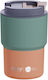 Asobu Glass Thermos Stainless Steel 360ml Pastel Green