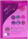 Snopake A4 Translucent Pink Button Folder 24x33