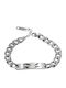 Theodora's Jewellery Identity Bracelet with Eye Design Made of Stainless Steel