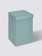 5Five Fabric Laundry Basket 74lt with Cap 37x36.5x60cm Turquoise