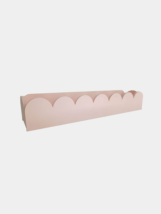 Kids Wall Mount Shelf Pink 70x15x12cm