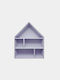 Kids Shelf Box Wall Mount Purple 45x12x55cm