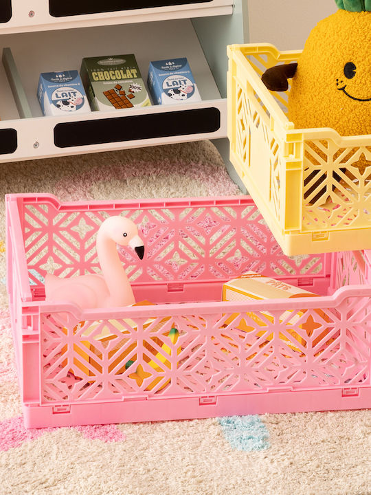 Children's Storage Box made of Plastic Pink 40x30x15cm 1pcs