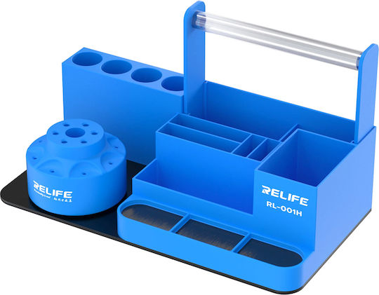 Relife Βάση Εργαλείων Επισκευές Κινητών Rl-001h 25.5x13x14.3cm Μπλε