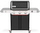 Weber Genesis E-335 Газово Барбекю Чугунена Решетка с 3 бр 17.88кВт и Страничен Нагревател