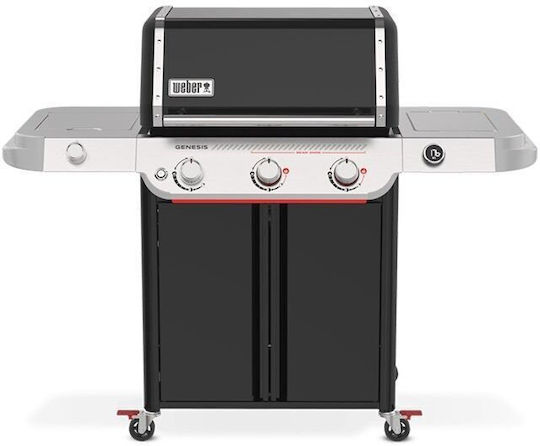 Weber Genesis E-335 Газово Барбекю Чугунена Решетка с 3 бр 17.88кВт и Страничен Нагревател