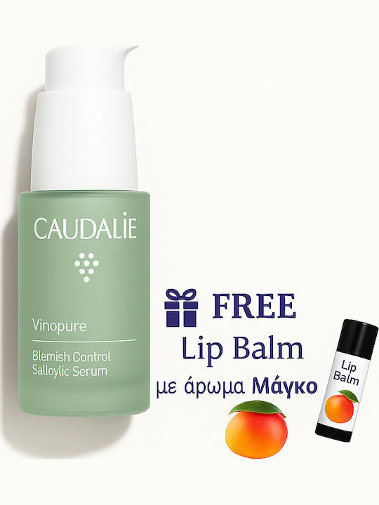 Caudalie Vinopure Blemish Control Salicylic Face Serum Acne 30ml