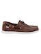 Δερμάτινα Ανδρικά Boat Shoes σε Καφέ Χρώμα