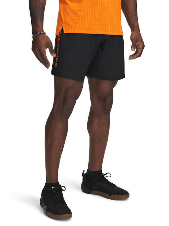 Under Armour Ανδρική Βερμούδα Black/solar Orange