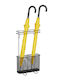 Relaxdays Regenschirmständer Metallisch Schwarz 30.5x30.5x54cm 1Stück