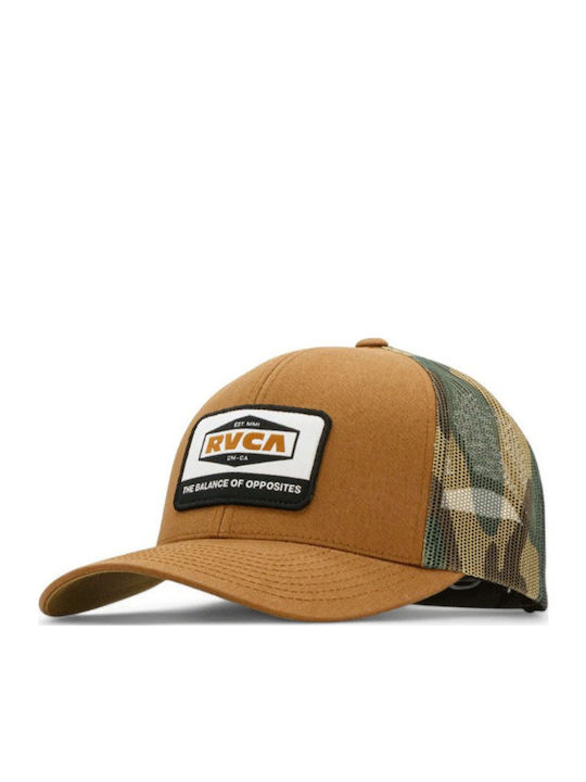 Rvca Mission 2 Trucker Camel Hat Brown