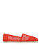 Moroccan Women's Fabric Espadrilles Red