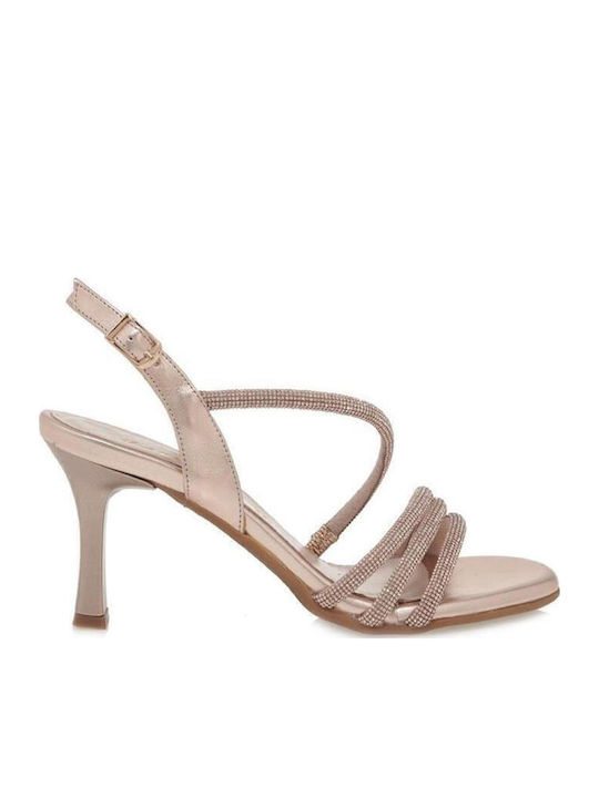 Ragazza Women's Sandals with Strass Rose Gold