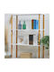 Set 3 Glass Vases Relaxdays Dimensions 20.5 X 8 Cm Multicolor
