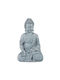 Figurină Decorativă Buddha Simbol Fericire Relaxare 30 X 18 X 11 Cm Gri Relaxdays