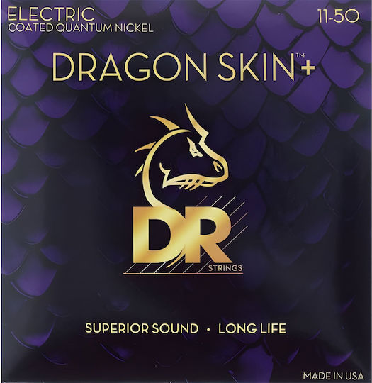 DR Dragon Skin+ Einstellen E-Gitarrensaiten 11 - 50