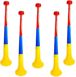 Set Five Tricolor Vuvuzelas Stadium Horns Parties Events