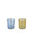 Set of 12 Candle Holders in Gold and Silver Dimensions 8.5 Cm Relaxdays