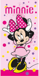 Παιδική Πετσέτα Θαλάσσης Minnie Mouse Ροζ Disney Borea Polyester 70x140