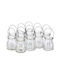 Set 12 Glass Lanterns Candles Approximately 10 X 9.5 Cm In Size Relaxdays