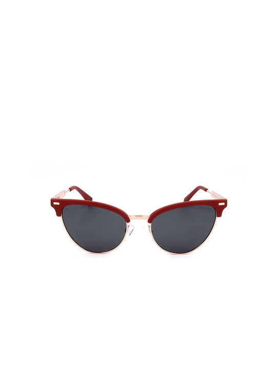Polaroid Feminini Ochelari de soare cu Roșu Cadru și Gri Polarized Lentilă PLD4122/S 0Z3/52