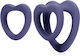 Erection Ring Set 3 Heart Cockring Set Violet Storm