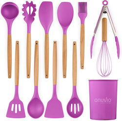 Silicone Cooking Utensil Set Purple Daria