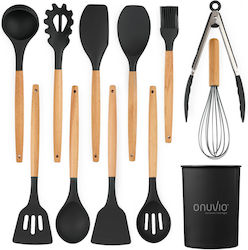 Onuvio Kochgeschirr-Set aus Silikon Mit Ständer...