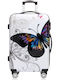 Troler mediu pentru avion Monzana Butterfly 68x43x27 cm 4 roți rotație 360 de grade policarbonat multicolor