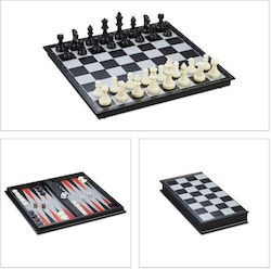 3in1 Joc Relaxdays Sah Table Dame Magnetic Board 2 X 32 X 32 Cm 3in1 Joc Relaxdays Sah Table Dame Magnetic Board 2 X 32 X 32 Cm