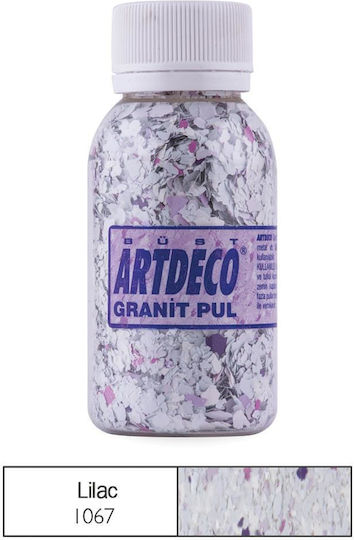 Artdeco 100ml Decorative Mosaic Flakes Granite Lilac 1067