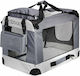 Dog Transport Bag Foldable Gray S 50 X 35 X 35 Cm