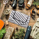 Relaxdays Picnic Blanket 200x200cm in White Color