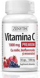 Zenyth Βιταμίνη C 1000mg Ρόδι 30 κάψουλες