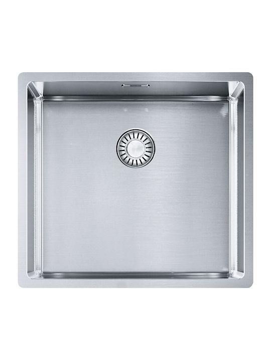 Franke Square Bxx 210-45 1270649722 Drop-In Sink Inox W49xD45cm Silver