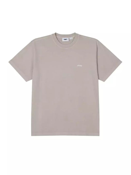 Obey T-Shirt Pigment Silver Grey