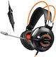 Somic G925-BO Căști Gaming Over Ear cu Conectivitate 3,5 mm pentru PS4 / PS5 / XBOX