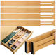 Drawer Organizer for Underwear / Socks in Beige Color 56x1.5cm 4pcs