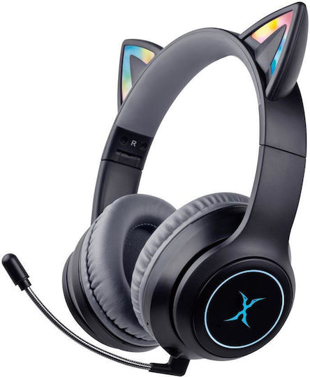 FoxXray FoxXray HAB-10 DazzleCat Ασύρματο Over Ear Gaming Headset με σύνδεση 3.5mm / Bluetooth