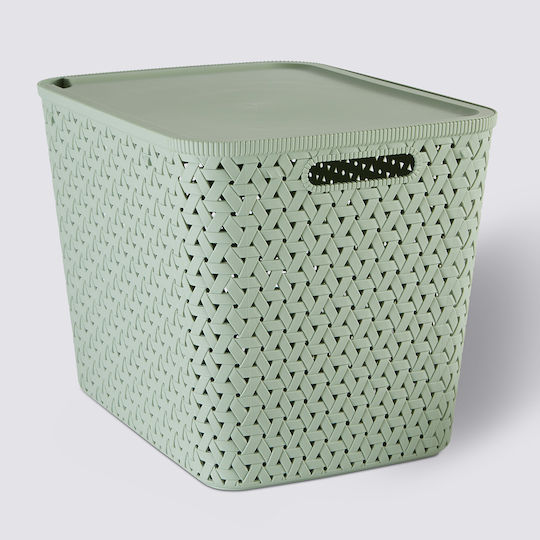 5Five Plastic Storage Box with Lid 39.7x30.2x30cm 1pcs