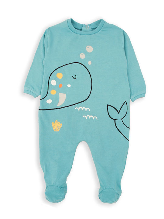 Babybol Baby Bodysuit Long-Sleeved Aqua