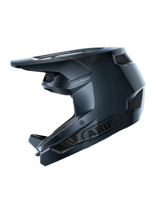 Abus Hidrop Midnight Black-blue Mtb Bicycle Helmet Size L Abus Hidrop Midnight Black-blue Mtb Bicycle Helmet Size L