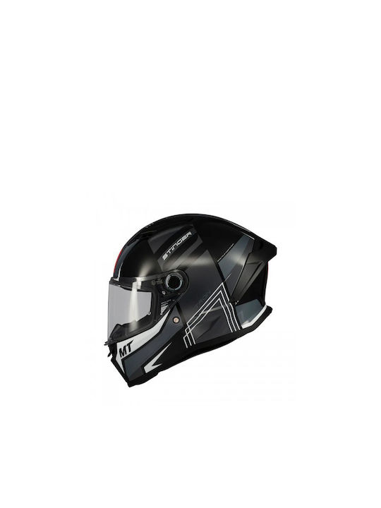 MT Stinger 2 Tron B12 Black / Gloss Grey Motorc...