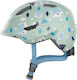 Abus Smiley 3.0 Led Nordic Kids' Bike Helmet Green-Blue Size M