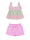 Kids' Set with Shorts Summer 2pcs Fuchsia