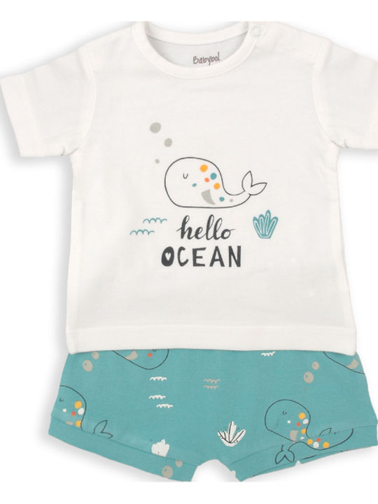 Babybol Kinderbekleidungssets Türkis 2 Stück