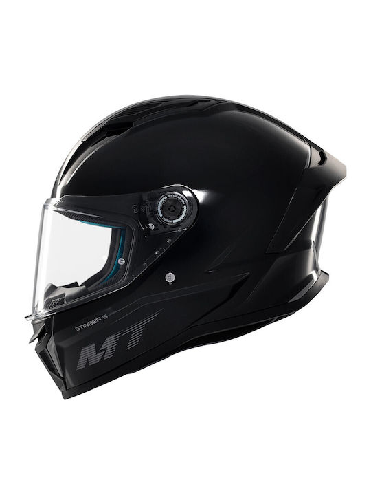 MT Stinger 2 A11 Total Black Matte Motorcycle H...