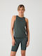 Γυναικεία Αθλητική Μπλούζα Αμάνικη Fast Drying Green