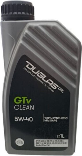 Duglas GTv Clean C3 CRT Συνθετικό Λάδι Αυτοκινήτου 5W-40 1lt