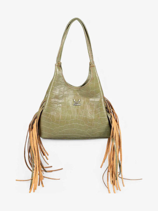 Genui Leather Δερμάτινη Γυναικεία Τσάντα Χειρός...